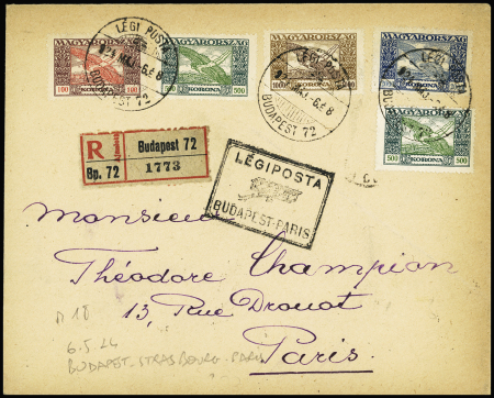 6.5.1924 Budapest - Strasbourg - Paris,