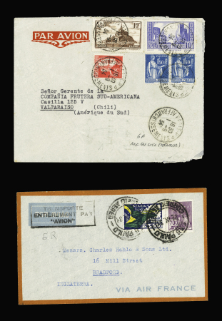 2 lettres transportées par l'Arc en Ciel