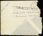 Lettre militaire pour Alger (mal ouverte) avec griffe