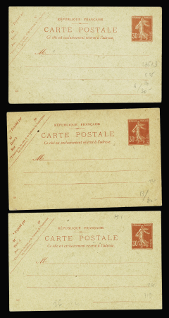 Lot de 20 entiers postaux divers dont en
