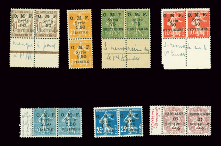 1920-1940, belle série de Cilicie et Syrie composé