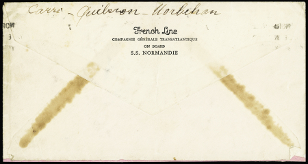 Deux lettres recommandées par avion de St Gilles (Indre)