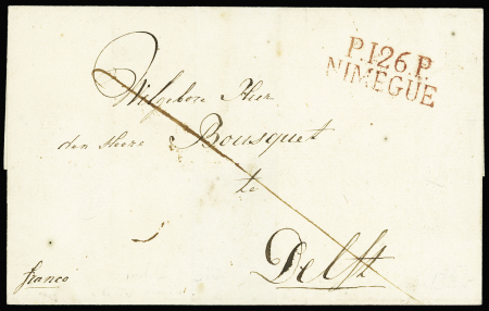 "P 126 P Nimegue" (sans date), rare et TB