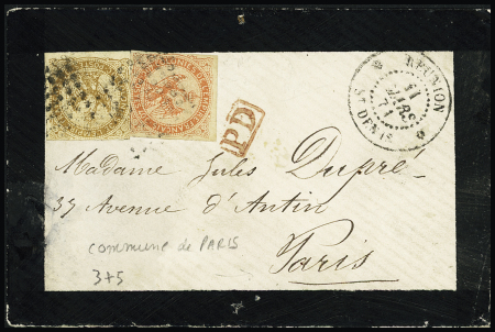 Col. Gen. N°3 + 5 OBL losange de points + CAD "Réu