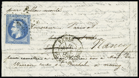 L'ARMAND BARBES n°29 OBL étoile 1 + CAD "Paris PL.