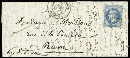 LE VICTOR HUGO n°29 OBL étoile 15 + CAD "Paris R. Bonaparte"