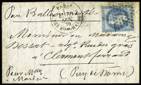 N°29 OBL étoile 7 + CAD "Paris R. des Vlles HAUDRt