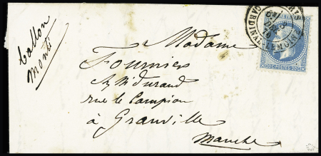 LE FRANKLIN n°29 OBL CAD "Paris R. Cardinal Lemoine"