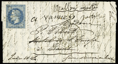 LE DAVY n°29 OBL étoile 17 + CAD "Paris R. du Pont