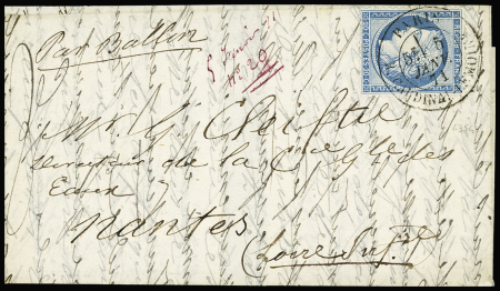 LE DUQUESNE n°37 OBL CAD "Paris R. Cardinal Lemoine"
