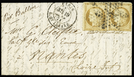 LE GENERAL BOURBAKI  n°36 en paire OBL étoile 2 + CAD