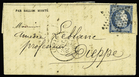 LE TORRICELLI N°37 OBL étoile muette + CAD "Paris (60)"