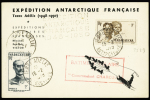 Madagascar n° 305 + 309 avec double CAD "Terre Adé