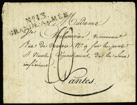 Lettre de Preussen Holland (1812) avec MP "N°13 Gr