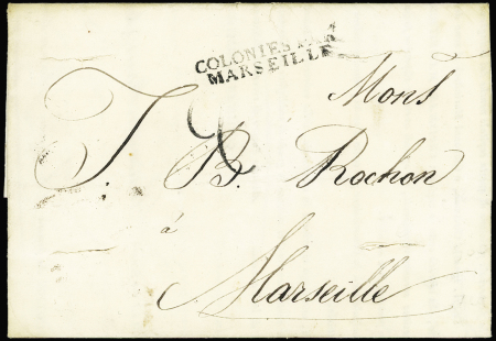 Lettre de Constantinople pour Marseille (1825) ave