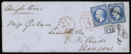 N°22, 2 pièces, l'une OBL GC 2240, l'autre OBL CAD