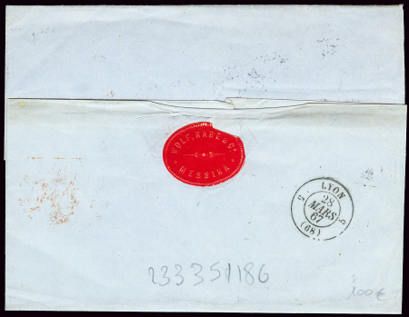 Italie n°19, 2 pièces, OBL rect de points 16 + CAD