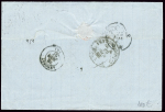 Italie n°23, 2 pièces, OBL rect de points 173 + CA