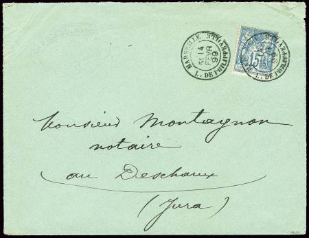 N°90 OBL CAD "Marseille L. de Philippeville" (1899