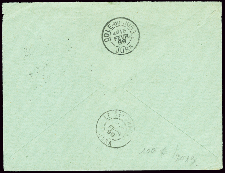 N°90 OBL CAD "Marseille L. de Philippeville" (1899