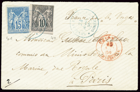 Col. Gen. 40 + 41, type Sage, OBL CAD bleu "Sénéga