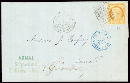 Col. Gen. N°13 OBL losange de points muet + CAD "R