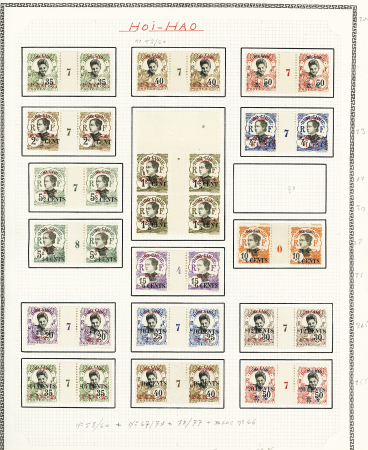 N°49 à 77  (complet sauf 70a et 70b) en 24 paires