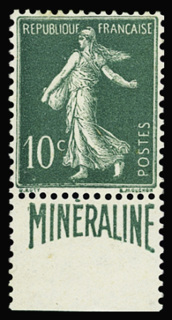 N°188A 10c.vert, Minéraline, neuf sans gomme, B
