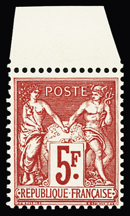 N°216 5f Sage, neuf ** avec bdf, TB