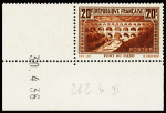 N°262 20f Pont du Gard, cdf 30.4.36, neuf **, TTB