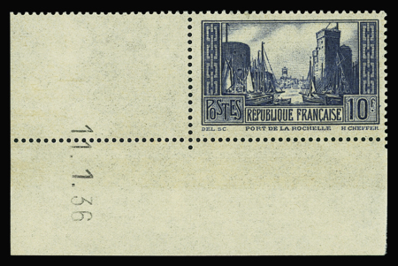 N°261 10fr. La Rochelle, neuf ** avec cdf 11/1/36,