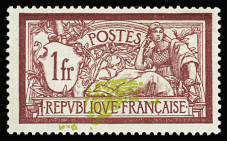 N°121b 1f lie de vin et olive, variété centre très
