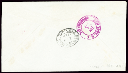 TAAF PA n°1 OBL CAD lilas "Postes et télégraphes T