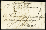 BASSES-ALPES letttre avec marque manuscrite "Forcalquier"