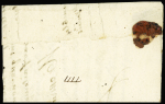 BASSES-ALPES letttre avec marque manuscrite "Forcalquier"