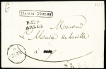 MP "P 12 P Arles" (1828) + marque encadrée "Mairie