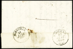 Cursive "12 Cassis" + T13 Marseille (1834) + "PP" 