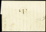Cursive "12 Peyrolles" + T12 Aix (1835) ind 11. TB