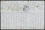 N°14 OBL CAD cassé "Philippeville Bat à P" (1861 -