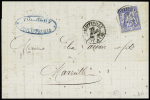 N°78 OBL CAD "Philippeville Bat a Vap" (1877 - Sal