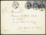 N°78 + 79 en paire OBL CAD T16 "Thorigny-s-Oreuse 