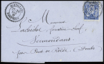N°79 OBL CAD perlé T25 "Morvillars Haut-Rhin" (187
