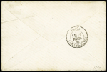 N°90 OBL CAD rond rouge "Corr. D'armées lig. B Paq