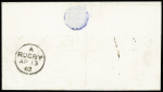 Lettre pour la Grande-Bretagne avec CAD octogonal