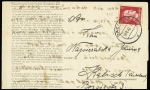 Allemagne n°712 OBL CAD "Dachau 3" (18.8.42) sur f