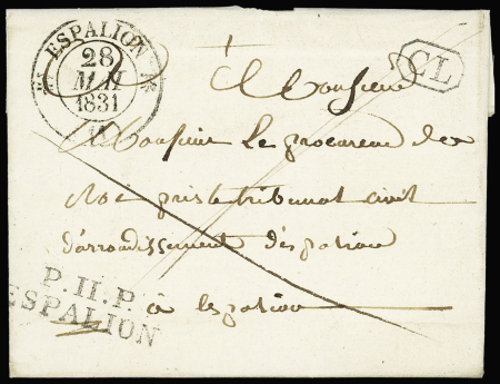 MP "P 11 P Espalion" + T12 "Espalion" (1831) + "CL