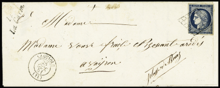 N°4 (pd) OBL grille + cursive "11 La Calm" + T15 L
