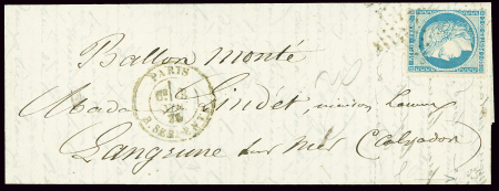 LE FERDINAND FLOCON n°37 20c bleu, obl. étoile 25