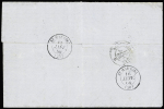 N°22 OBL GC 2413 + T15 "Mont de Marsan Bte Mle" (1