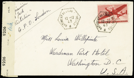 USA PA n°26 OBL hex "Batiment de ligne Richelieu"